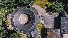 La Rotonde Château Hesse de Flixecourt - Prise de vue de dessus au drone