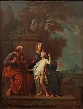 Michel-Ange Houasse, La Sainte Famille (vers 1720).