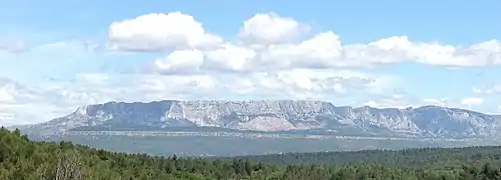 La Sainte Victoire, vue de l’Ortolan.