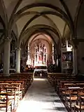 L'intérieur de l'église.