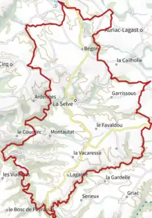 Carte topographique