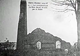 La fosse Davy après la guerre.