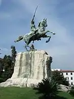 Statue équestre à La Spezia