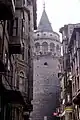 La tour de Galata en 1976.