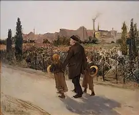 La Toussaint (1878), musée des Beaux-Arts de Budapest.