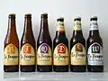 Six variétés de bière La Trappe