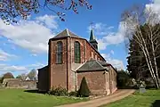 Chevet de l'église.