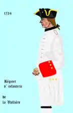 Uniforme de 1734 à 1749