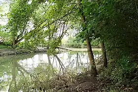 Embouchure du canal dans la rivière Lambro