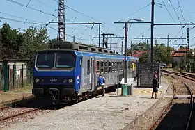 Z 7344 en gare de Pauillac.