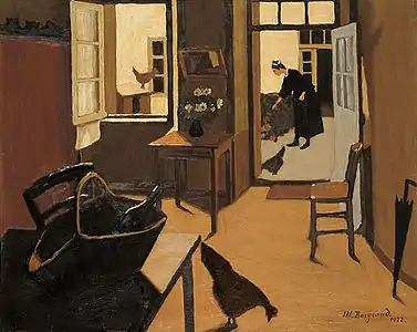 La Bretonne et ses poules (1922).
