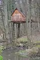 La cabane de Diego au-dessus de la Leffe. Moulin de Lisogne