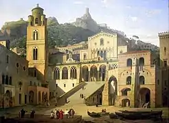 La cité médiévale d'Amalfi au XVIIe siècle, 1859.