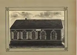 Ancien théâtre du village édifié par Louis Pierre Parat de Chalandray en 1804. La bâtisse nommée « La Comédie » sert aujourd'hui de salle des fêtes.