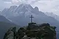 Vue de la croix de Loriaz sur les hauteurs de Vallorcine.