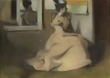 La Dame au miroir (vers 1895), Moscou, musée des Beaux-Arts Pouchkine.