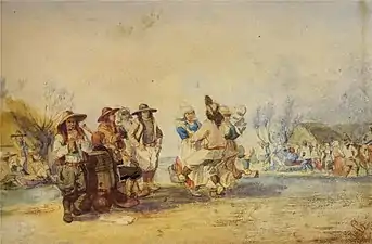 La Danse des paysans bretons, localisation inconnue.