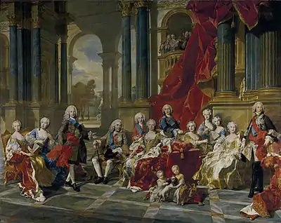 La Famille de Philippe V (1743), par Louis-Michel van Loo.