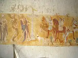 Fresque du « Dict des trois morts et des trois vifs