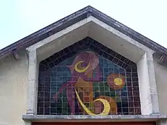 La fresque de la chapelle.