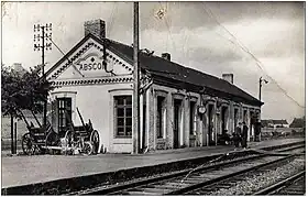 Gare d'Abscon début XXe siècle