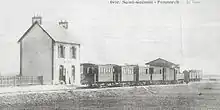 La gare de Saint-Guénolé-Penmarc'h (train birinik)