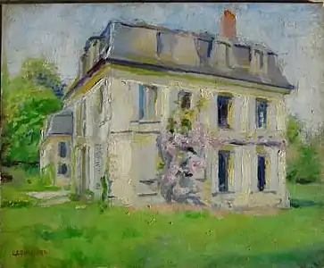 La Glycine du château, L'Isle-Adam, 1960, collect.particulière.