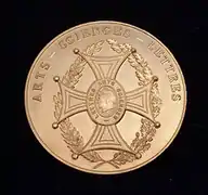 Médaille vermeil de la Société académique Arts-Sciences-Lettres