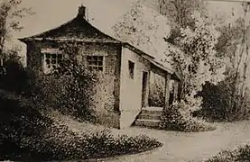 "La maison du pauvre homme", état vers 1830.