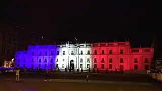 La Moneda, Santiago de Chile (Chili).