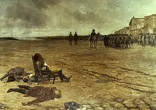 La Mort du général d'Elbée, 1878, château de Noirmoutier.