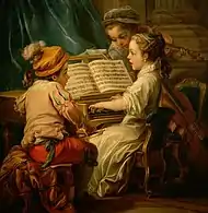 La Musique, Carle Van Loo.