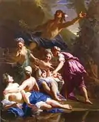 La naissance de Bacchus, Jean Jouvenet, 1701. Collection particulière.