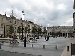 Place Jean-Jaurès à Castres.