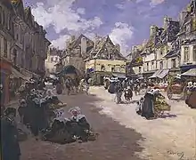 La place Terre-au-Duc à Quimper