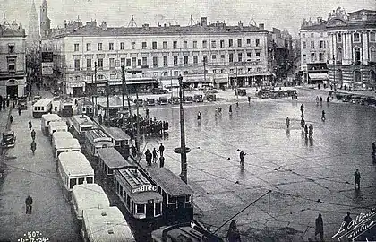 La place du Capitole en octobre 1934.