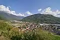 La plaine sous Conflans en direction de la Tarentaise.