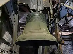 La plus petite cloche de l'ensemble campanaire