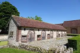 La porcherie de la ferme.