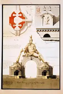 La Porte du Parisis et tuyaux de cheminées (1794).