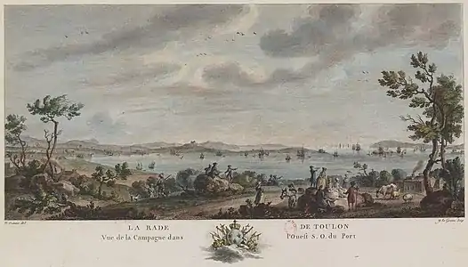 La rade de Toulon.