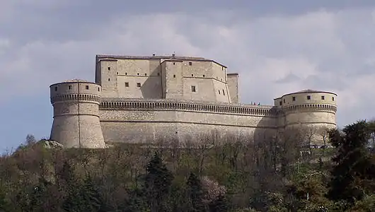 La forteresse de San Leo.