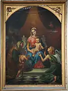 La sainte famille, peinture du XIXe siècle.