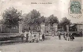 La sortie de l'école