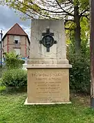 Stèle rendant hommage au Général Leclerc à Aulnay-Sous-Bois