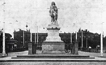 La statue toulousaine par Bernard Griffoul-Dorval.