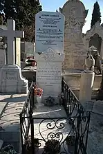 Vue de la tombe de la mère de Giuseppe Garibaldi.