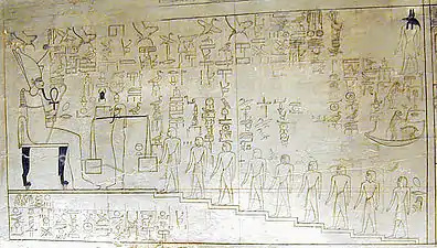 Livre des Portes - tombeau d'Horemheb - XVIIIe dynastie.