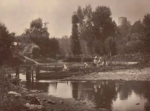 Vue du Petit-Château, à l'ouest.