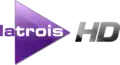 Ancien logo de La Trois HD du 25 septembre 2010 à septembre 2014.